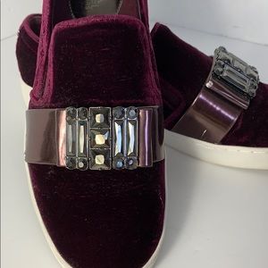 Michael Kors Velvet Slip-on Sneakers US 9 EU 39